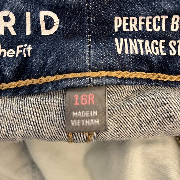 Torrid Womens Jeans Perfect Boyfriend Ankle Vintage Stretch Size 16 Medium Wash - Picture 7 of 7